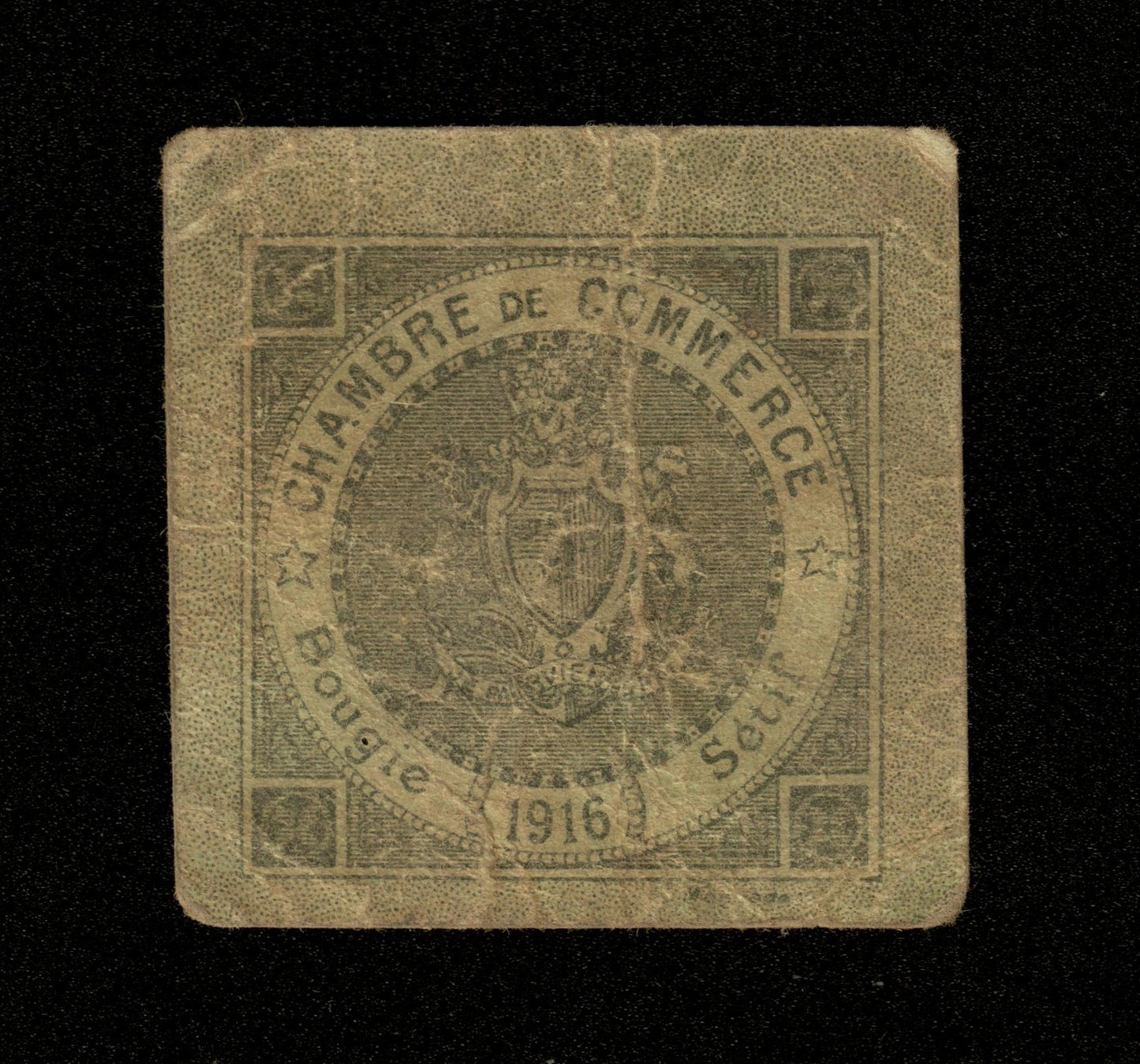 ALGÉRIE - ALGERIA - Chambre de Commerce Bougie Sétif, 10 Centimes 1916 JP.139.10 TB / Fine