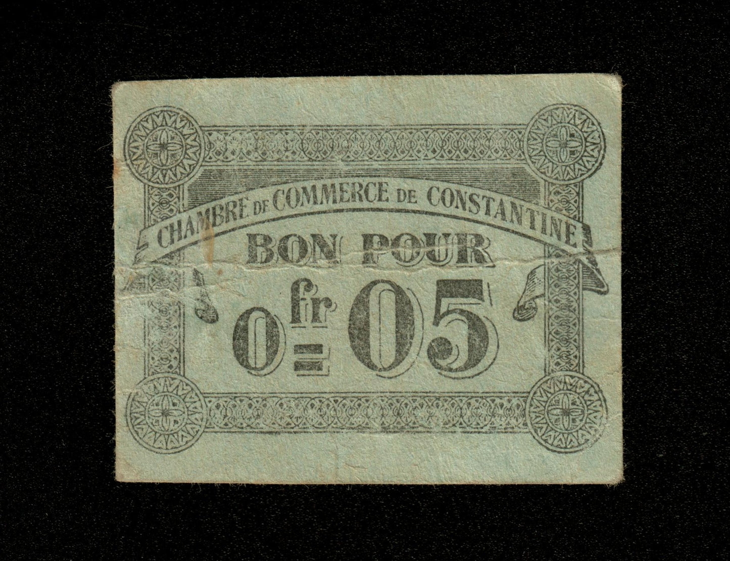 ALGÉRIE - ALGERIA - Chambre de Commerce de Constantine, 5 Centimes 1915 JP.140.46 TB / Fine