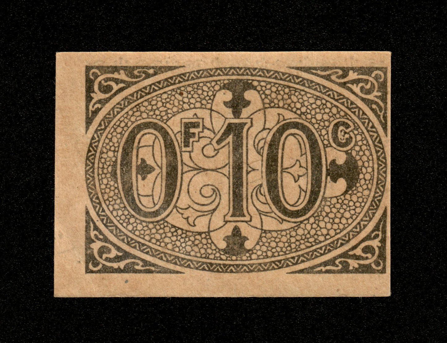 ALGÉRIE - Ville d'Alger, 10 Centimes 1917 SPL / AU