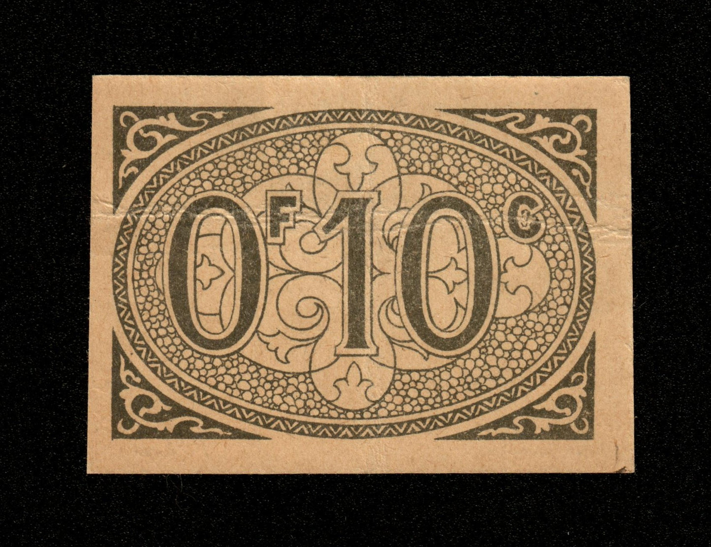 ALGÉRIE - Ville d'Alger, 10 Centimes 1917 TTB+ / VF+