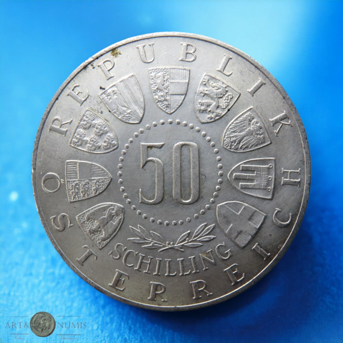 AUTRICHE - AUSTRIA - 50 Schilling Jeux d'Innsbruck 1964 KM.2896