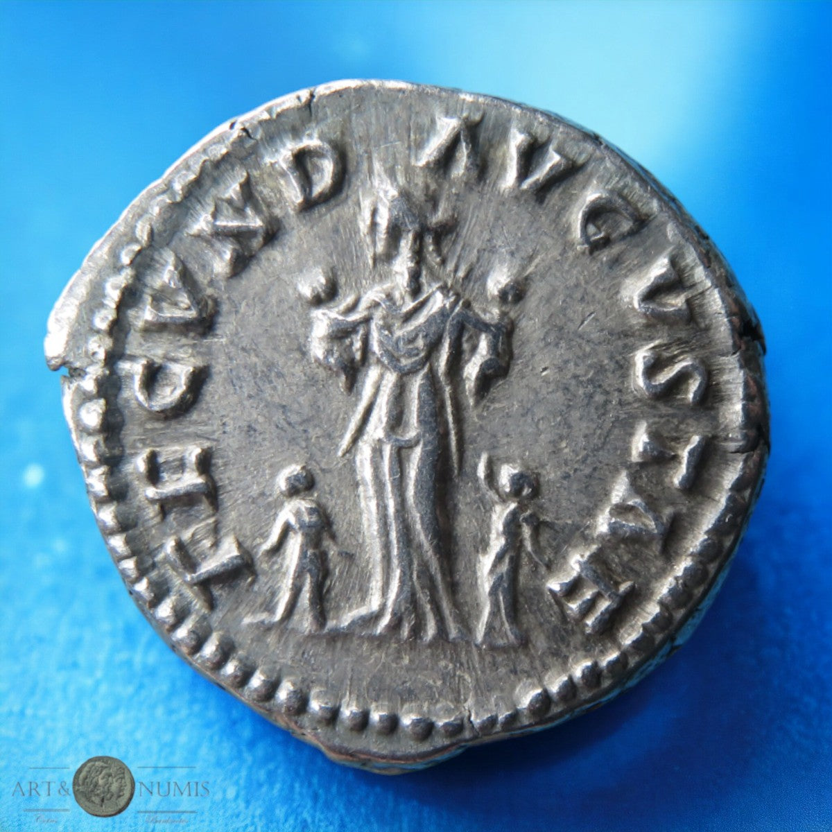 FAUSTINE II - FAUSTINA MINOR - Denier - Denarius, FECVN AVGUSTAE, Rome