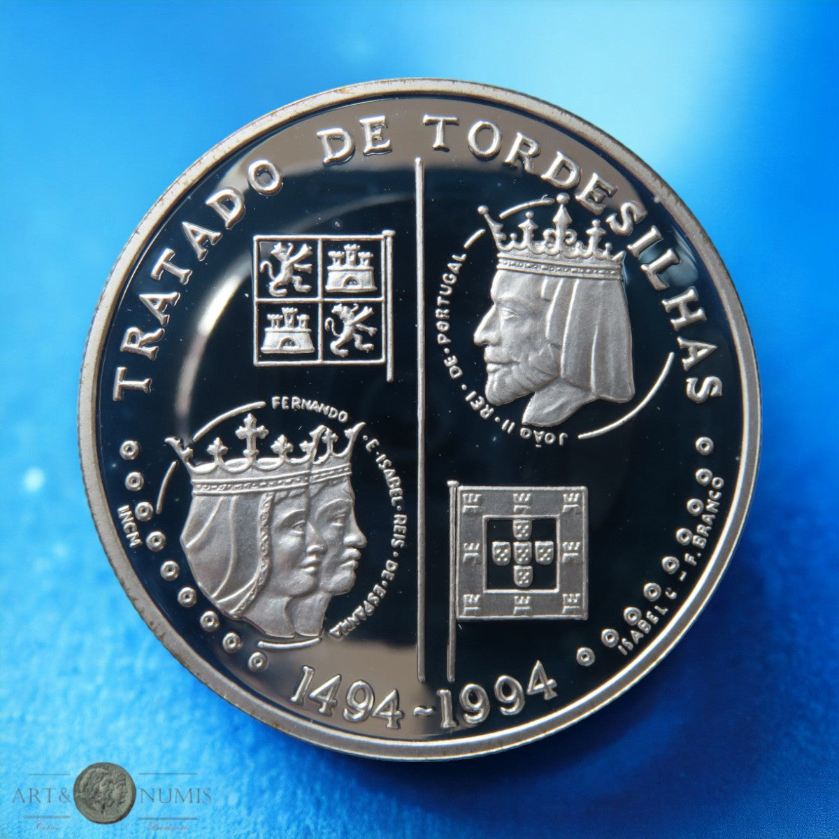 PORTUGAL - 200 Escudos Traité de Tordesillas 1994 KM.671a