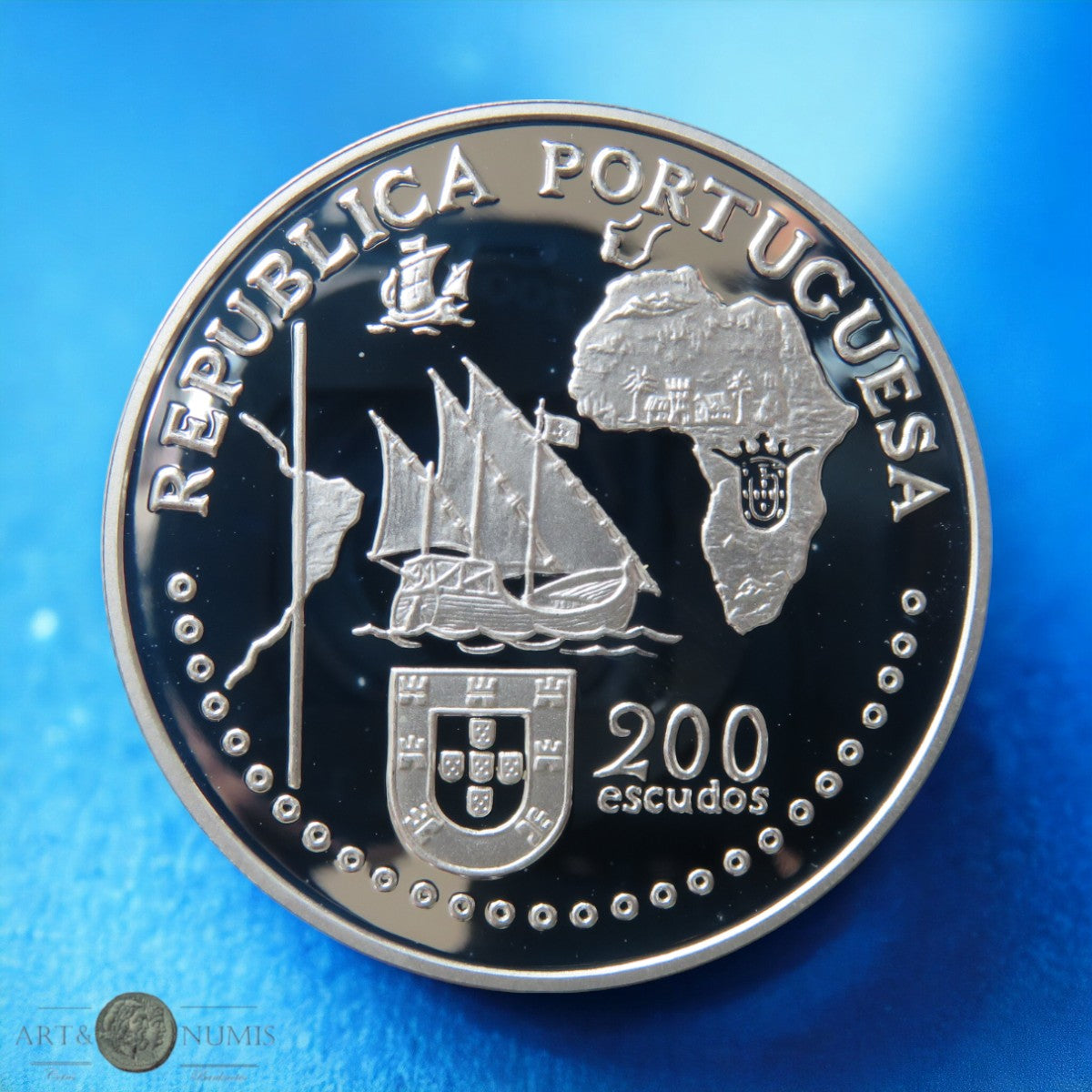 PORTUGAL - 200 Escudos Traité de Tordesillas 1994 KM.671a
