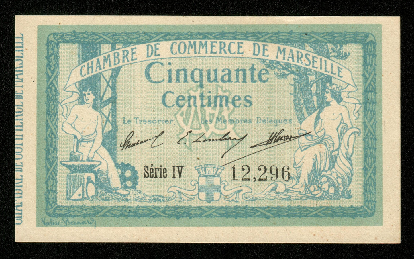 FRANCE - Chambre de Commerce de Marseille, 50 Centimes 1915 JP.79.45 pr.NEUF / UNC-