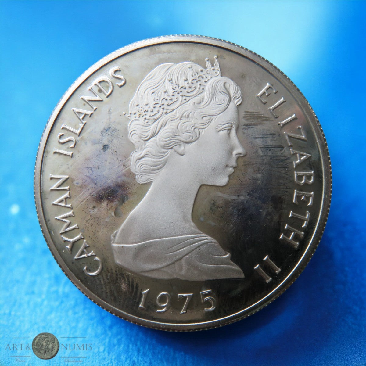 ILES CAIMANS - CAYMAN ISLANDS - 2 Dollars Proof 1975 KM.7