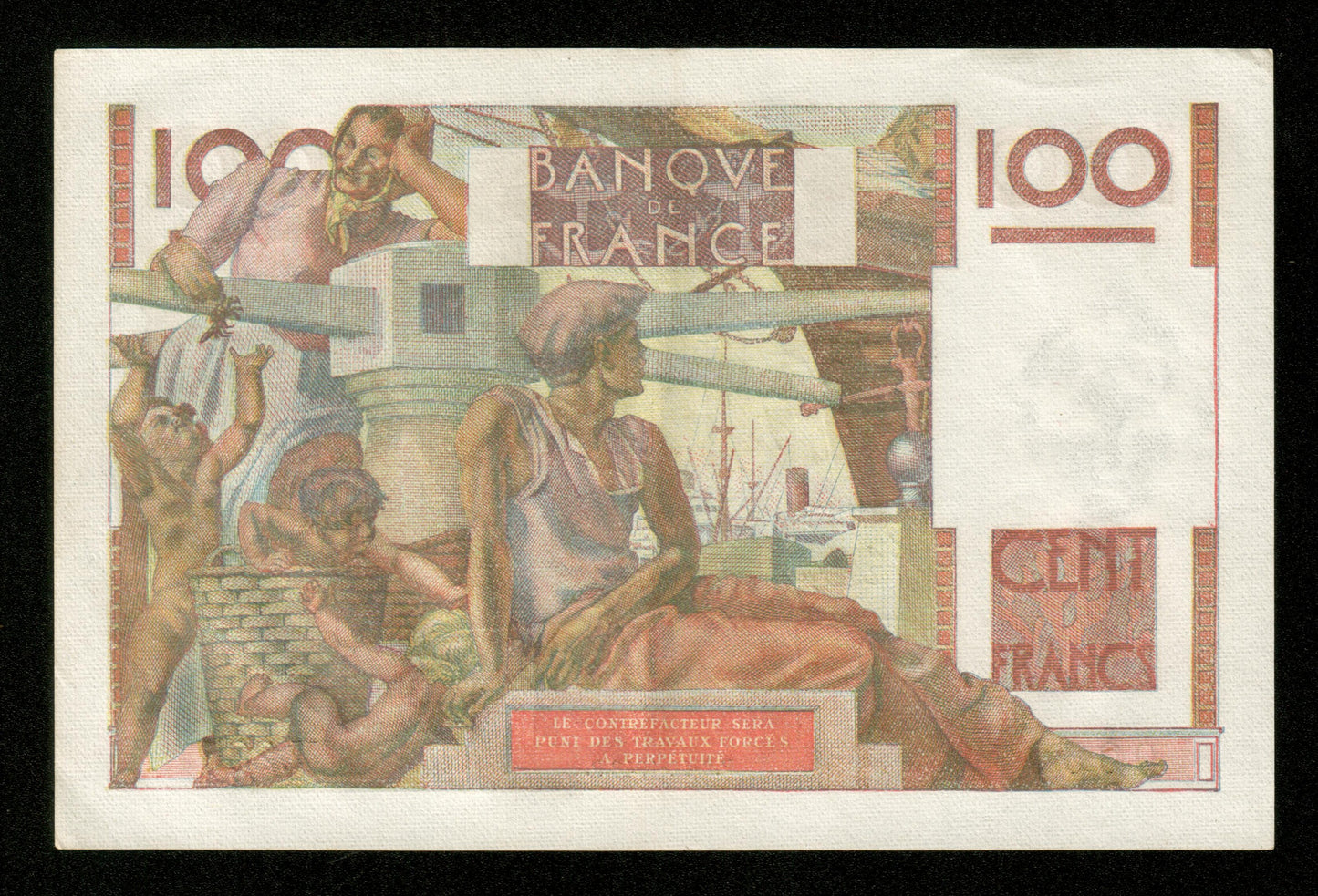 FRANCE - 100 Francs Jeune Paysan 1948 F.28.20 Pick 128b pr.SPL / AU-