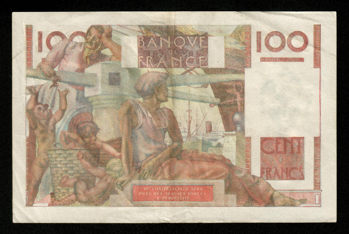 FRANCE - 100 Francs Jeune Paysan 1948 F.28.20 Pick 128b TTB / VF