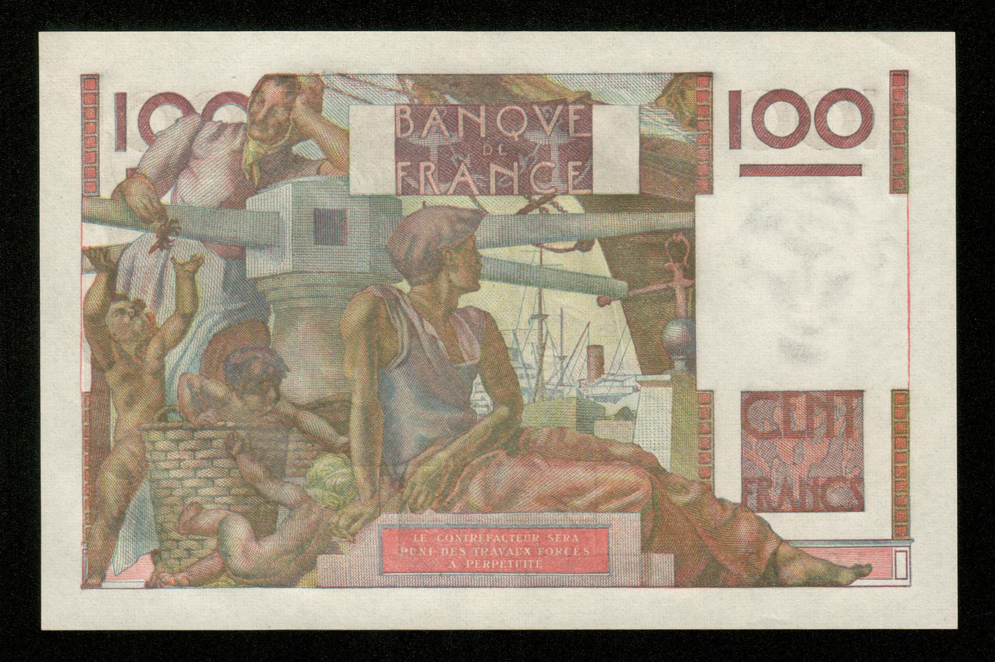 FRANCE - 100 Francs Jeune Paysan 1953 A.537 F.28.36 Pick 128d pr.NEUF / UNC-