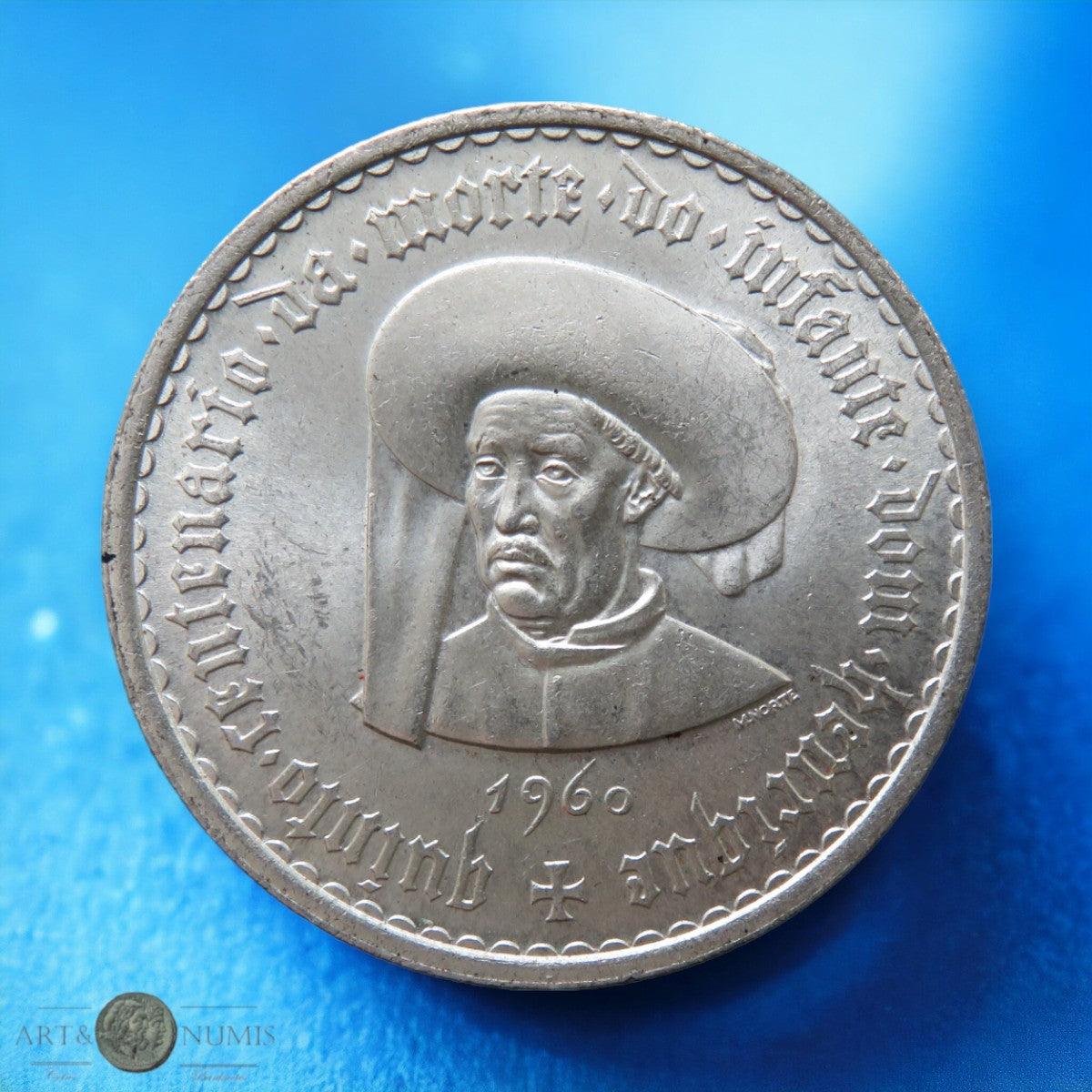 PORTUGAL - 20 Escudos Infante Henrique 1960 KM.589