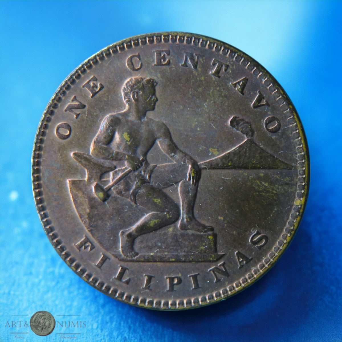 PHILIPPINES - 1 Centavo 1928 KM.163