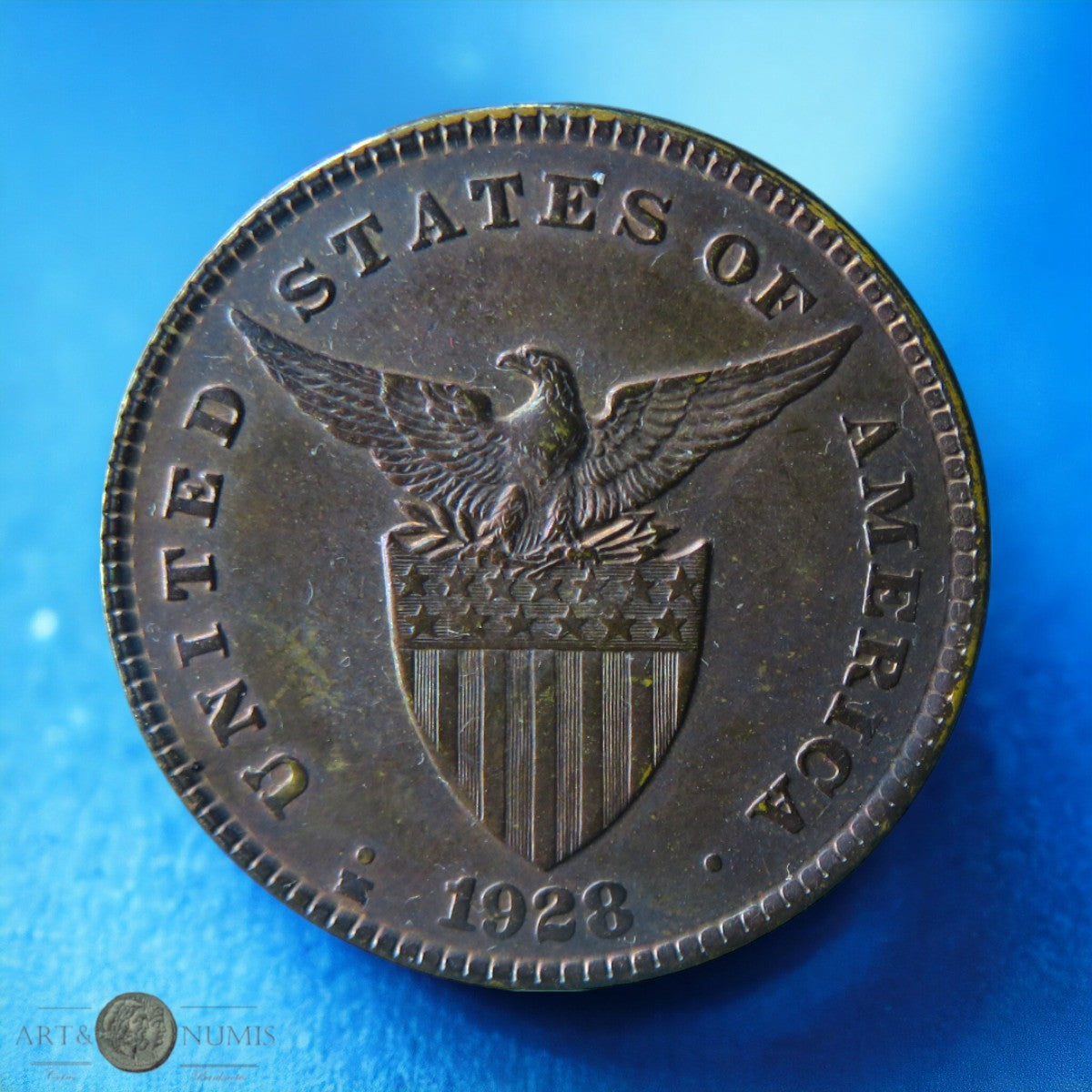 PHILIPPINES - 1 Centavo 1928 KM.163