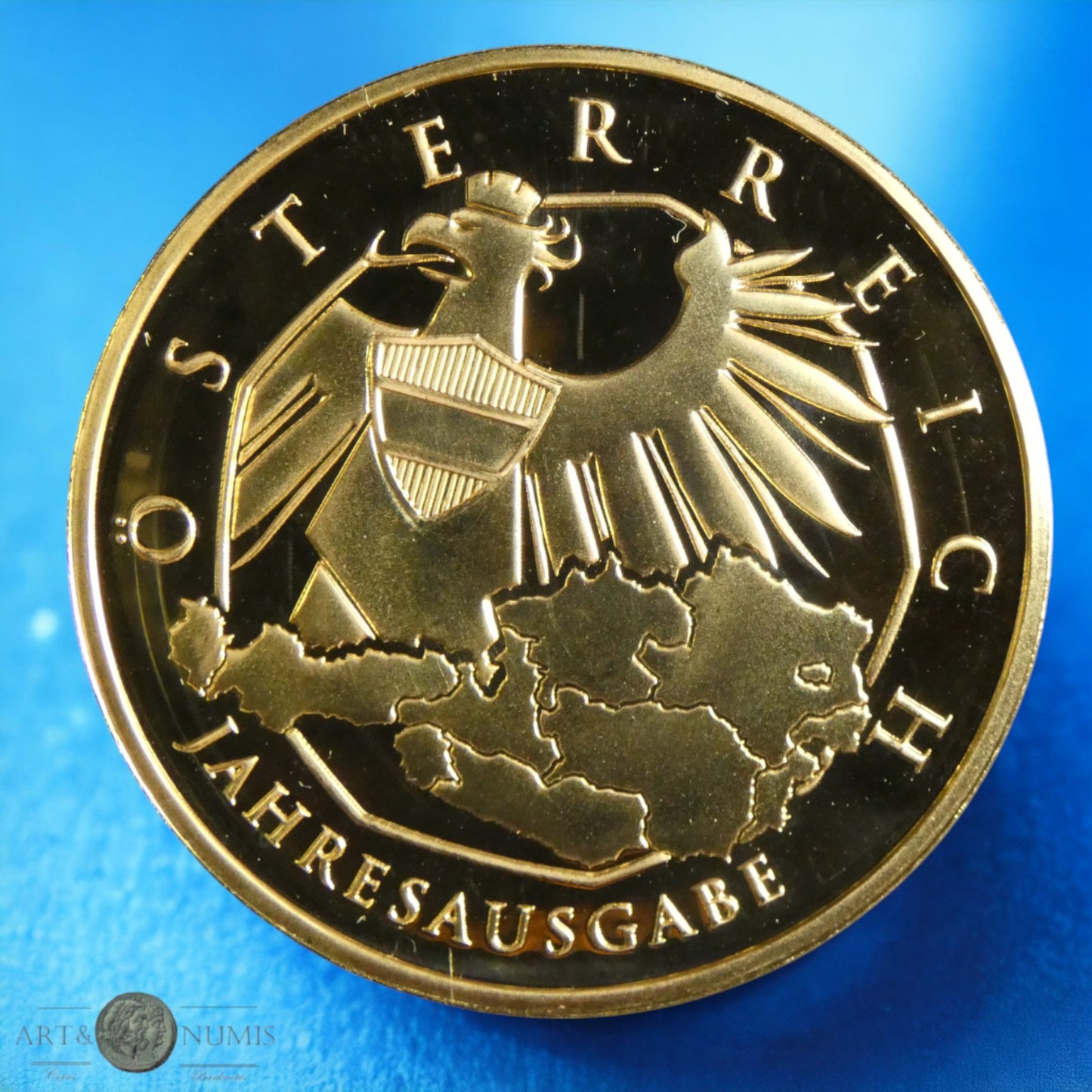 AUTRICHE - AUSTRIA - Médaille cuivre dorée "Tendre mémoire"