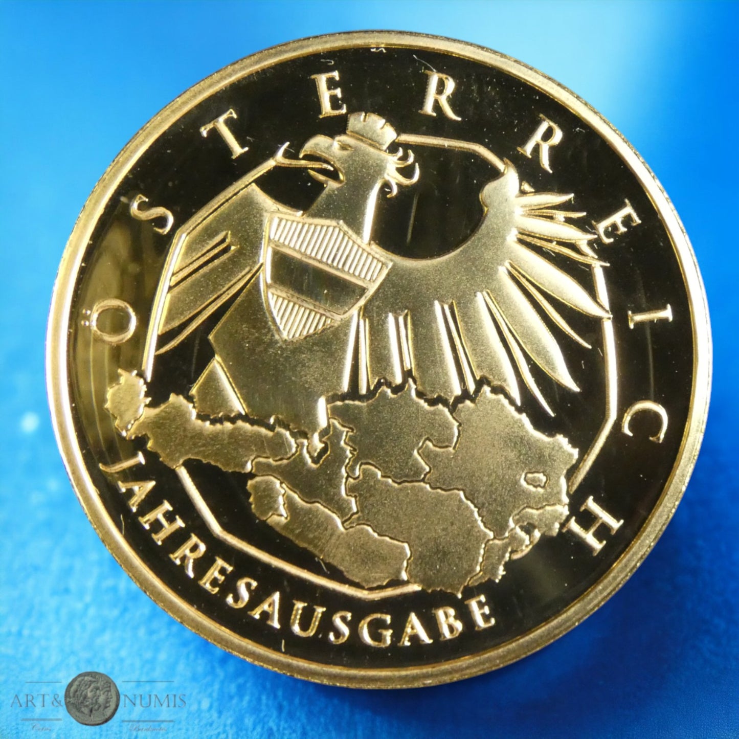 AUTRICHE - AUSTRIA - Médaille cuivre dorée "Légende de Ringula"