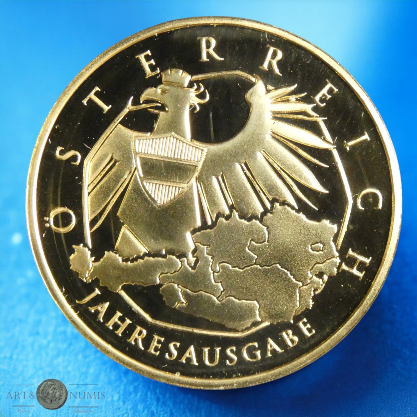 AUTRICHE - AUSTRIA - Médaille cuivre dorée "Plantes médicinales"