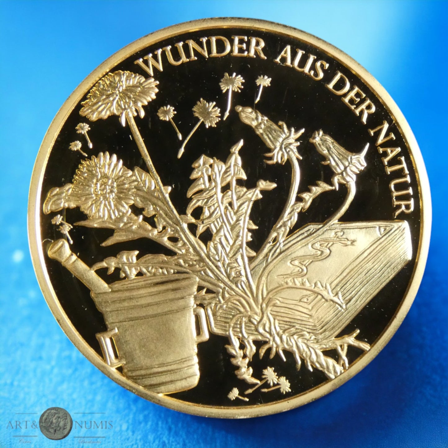 AUTRICHE - AUSTRIA - Médaille cuivre dorée "Miracles de la nature"