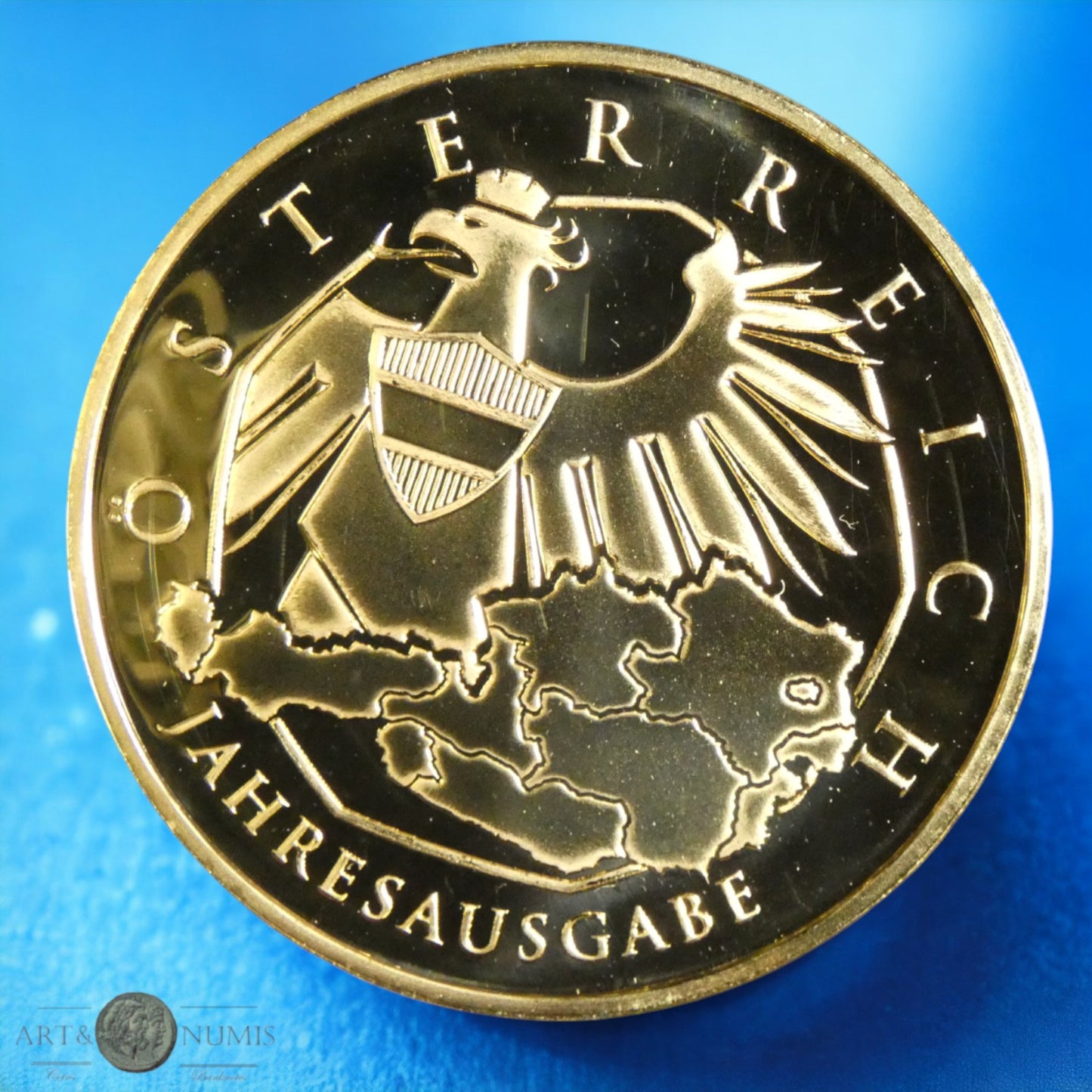 AUTRICHE - AUSTRIA - Médaille cuivre dorée "Miracles de la nature"