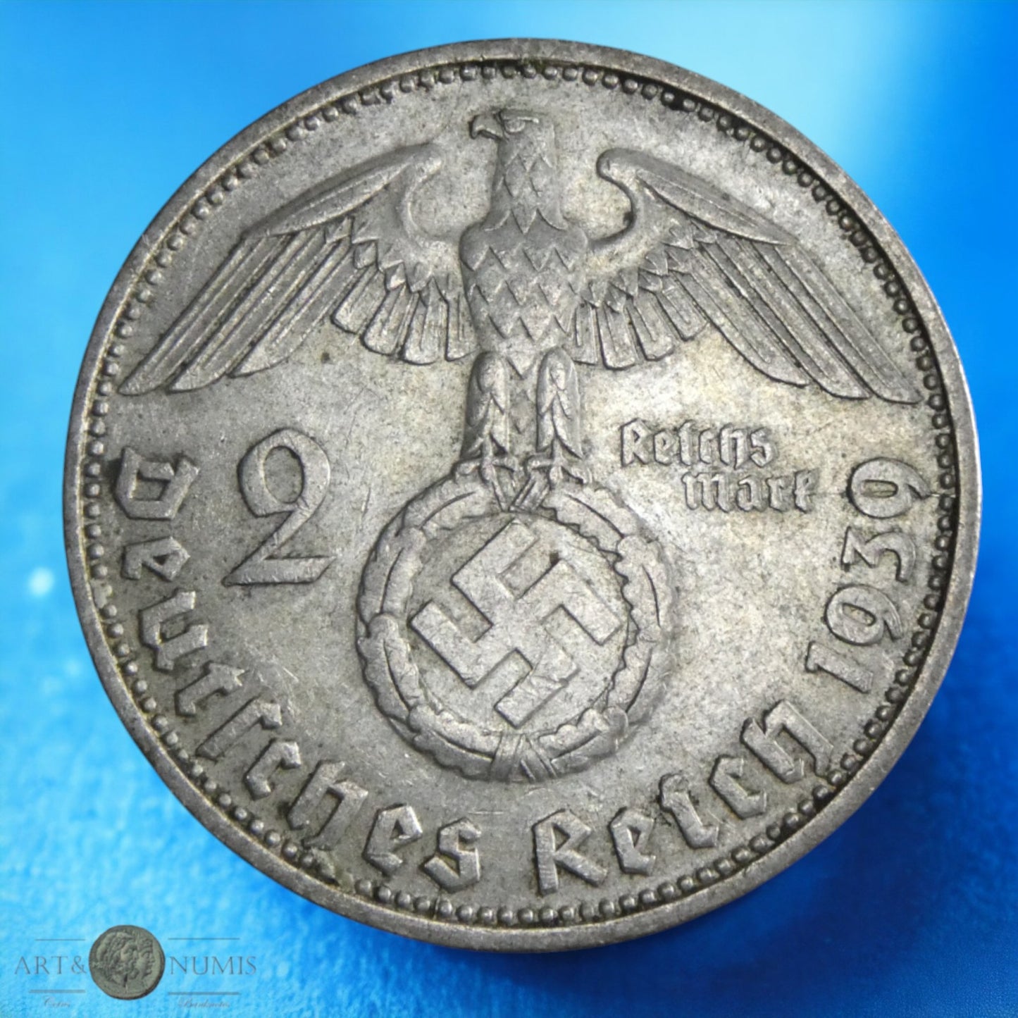 ALLEMAGNE - 2 Reichsmark 1939 Munich KM.93