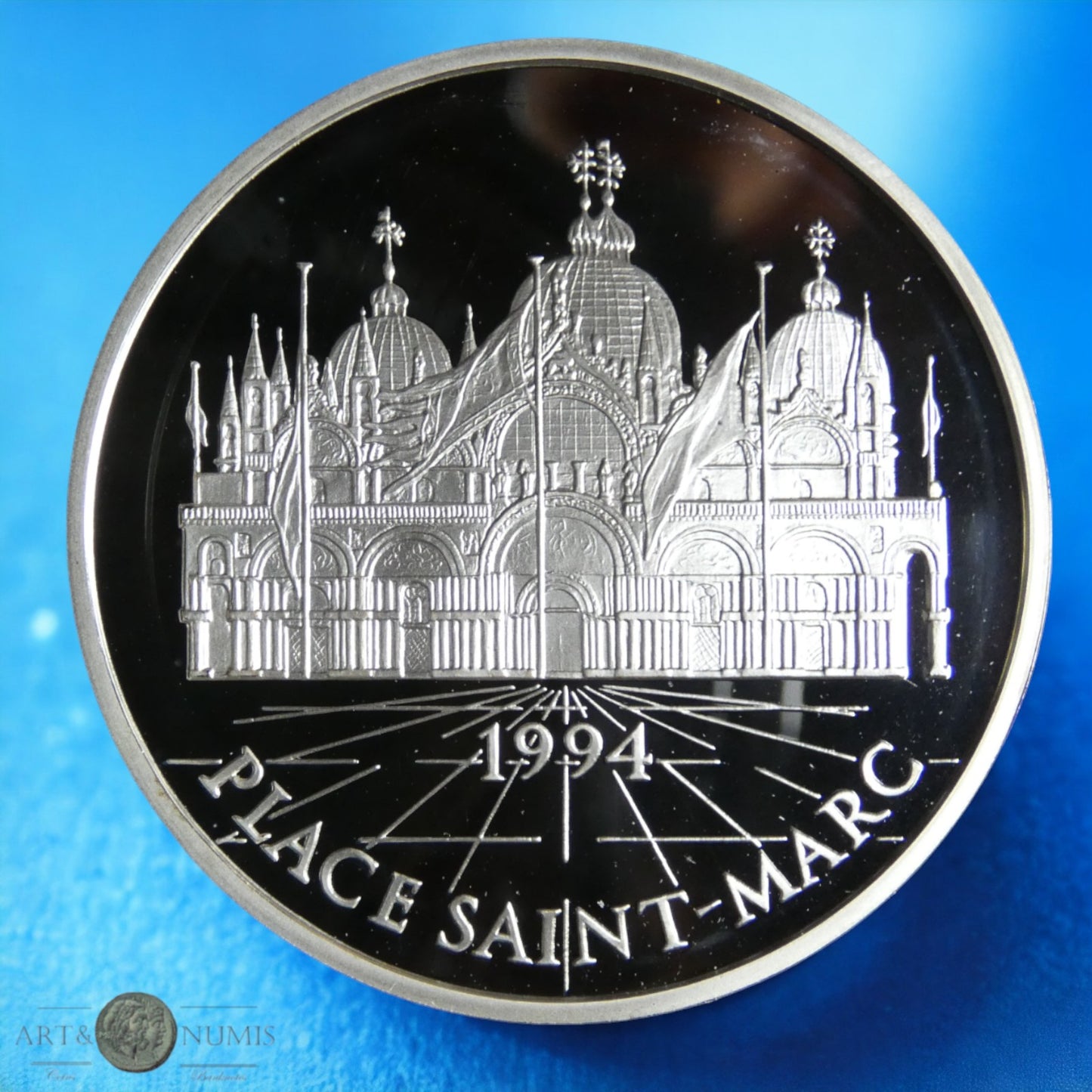 FRANCE - 100 Francs / 15 Ecus 1994 Place Saint-Marc de Venise KM.1068