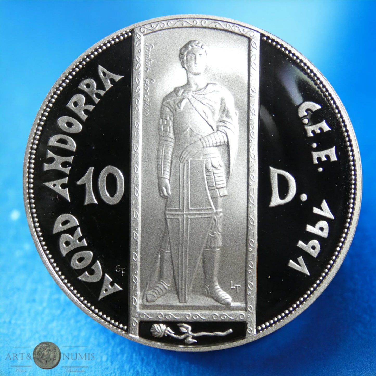 ANDORRE - 10 Diners Proof Union douanière 1993 KM.89