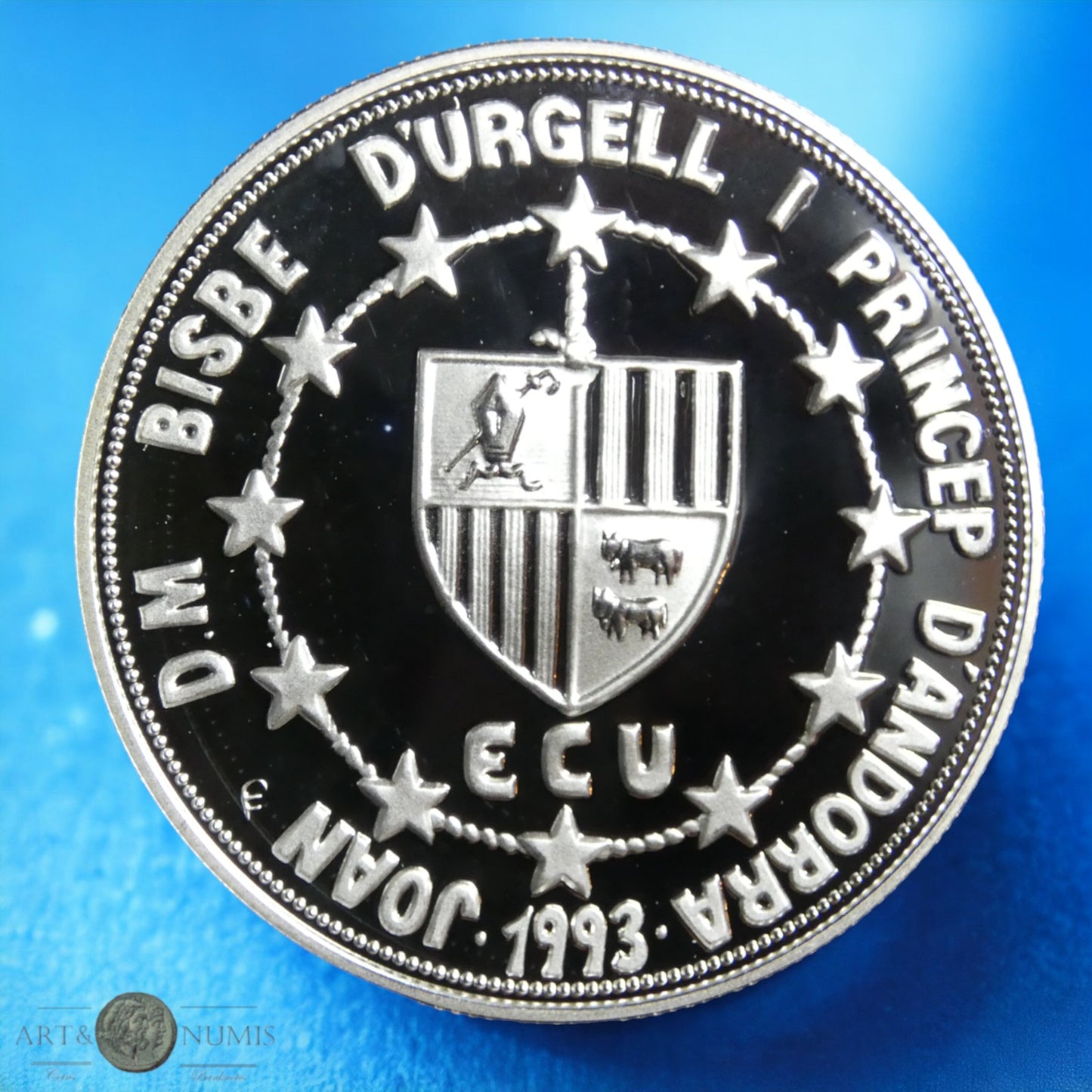 ANDORRE - 10 Diners Proof Union douanière 1993 KM.89