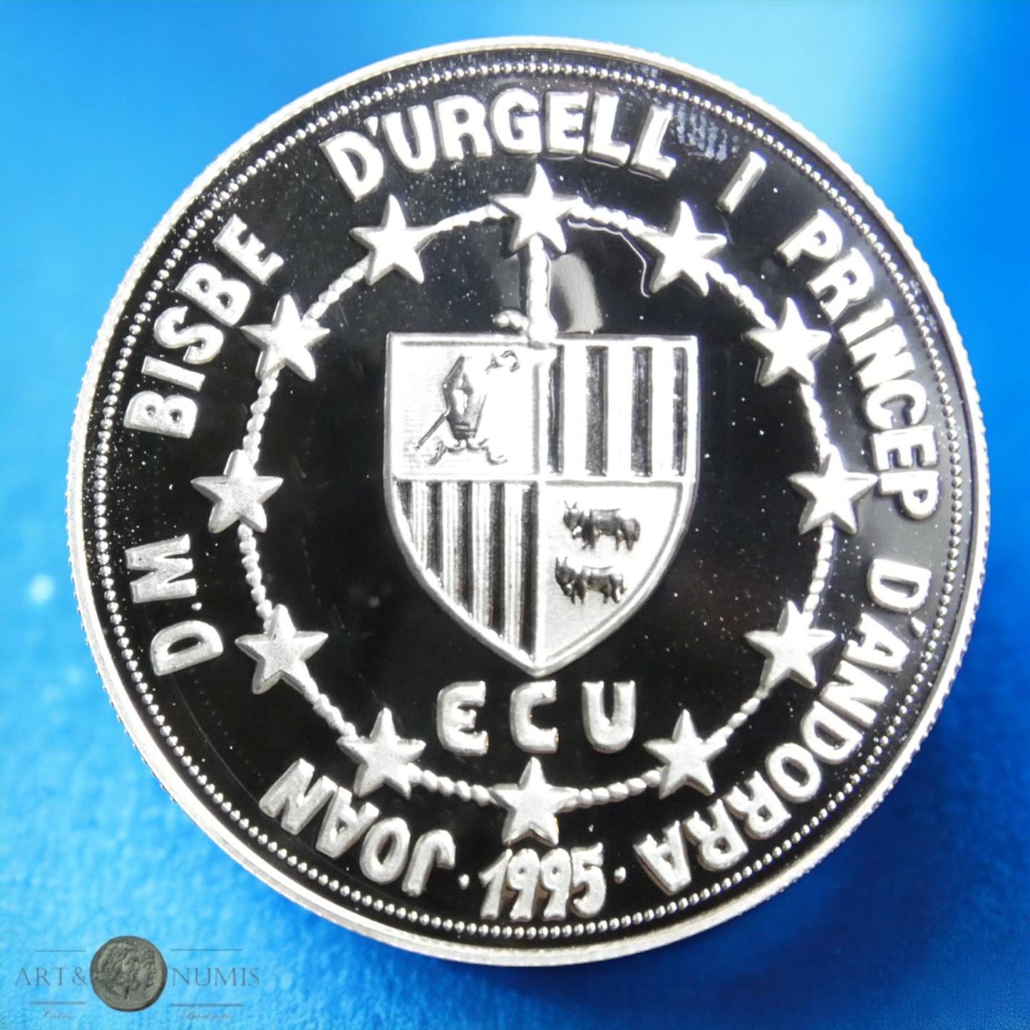ANDORRE - 10 Diners Proof Union douanière 1995 KM.105