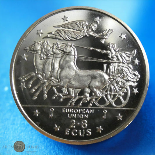 GIBRALTAR - 2,8 Ecus Proof 1994