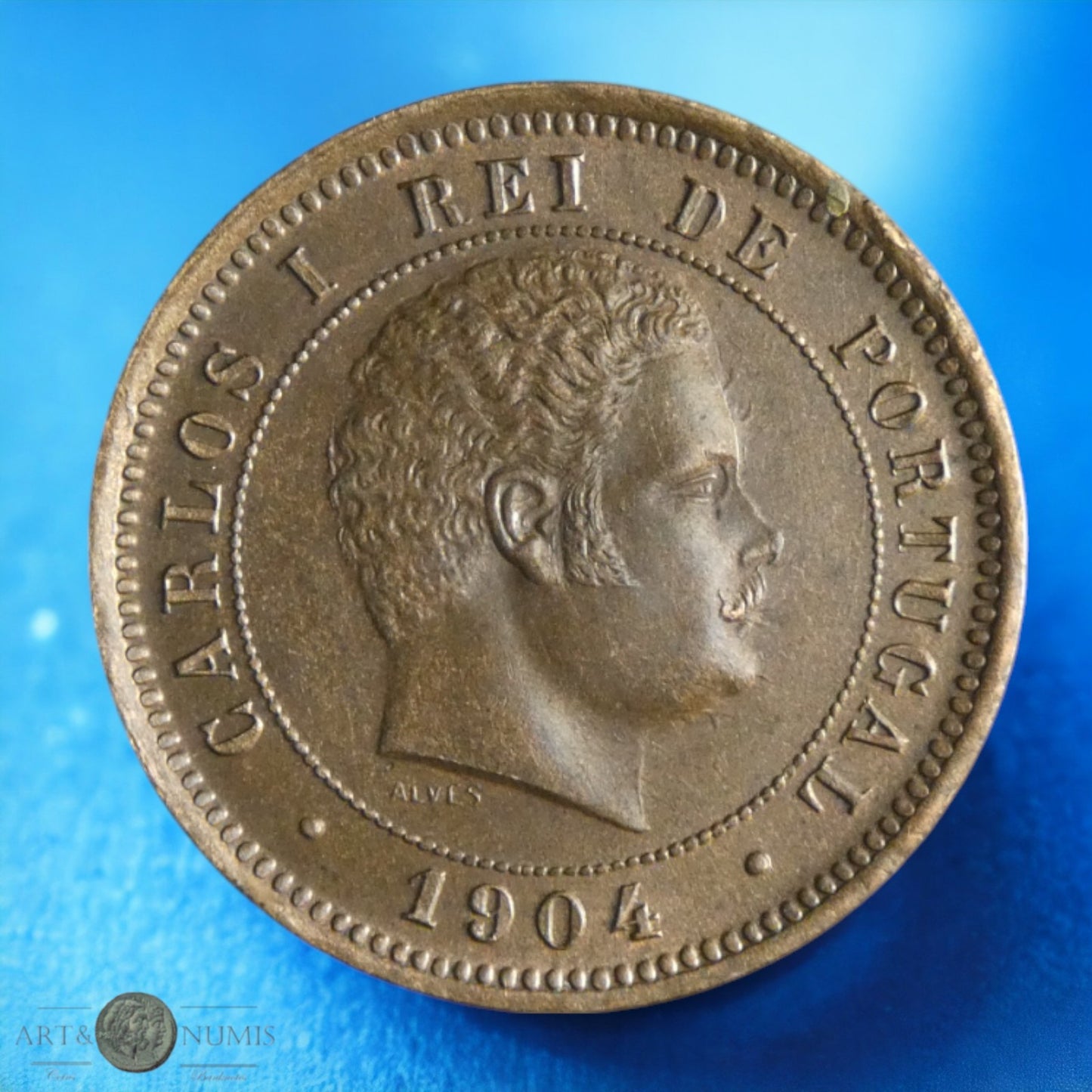 PORTUGAL - 5 Reis Carlos Ier 1904 KM.530