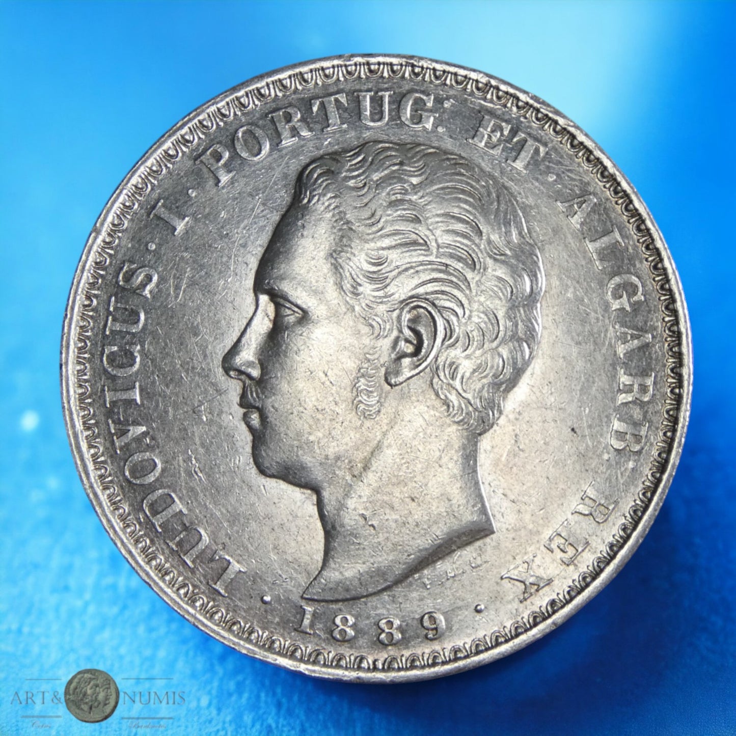 PORTUGAL - 500 Reis Luis Ier 1889 KM.509