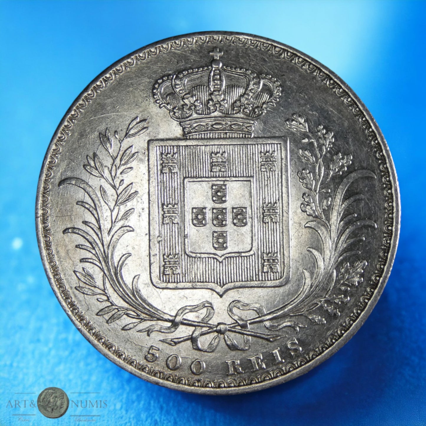 PORTUGAL - 500 Reis Luis Ier 1889 KM.509