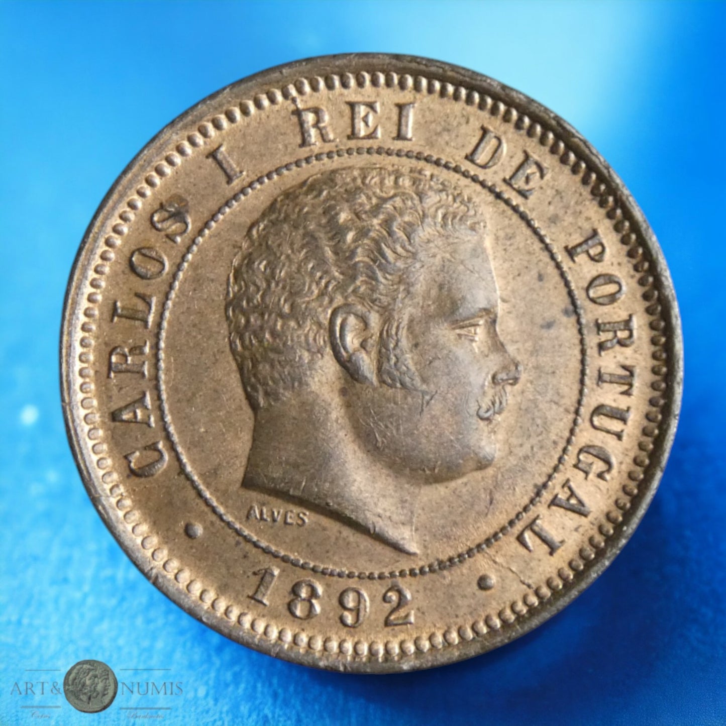 PORTUGAL - 5 Reis Carlos Ier 1892 KM.530
