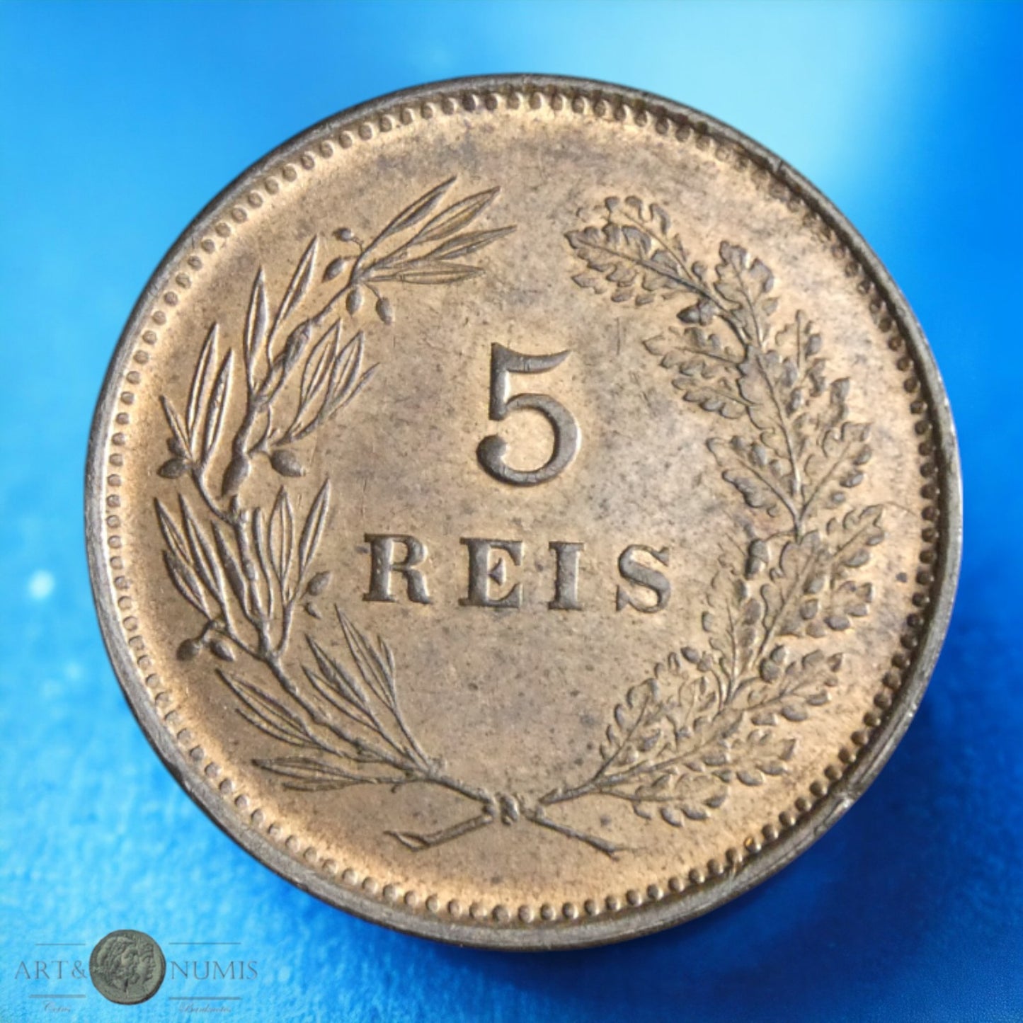 PORTUGAL - 5 Reis Carlos Ier 1892 KM.530