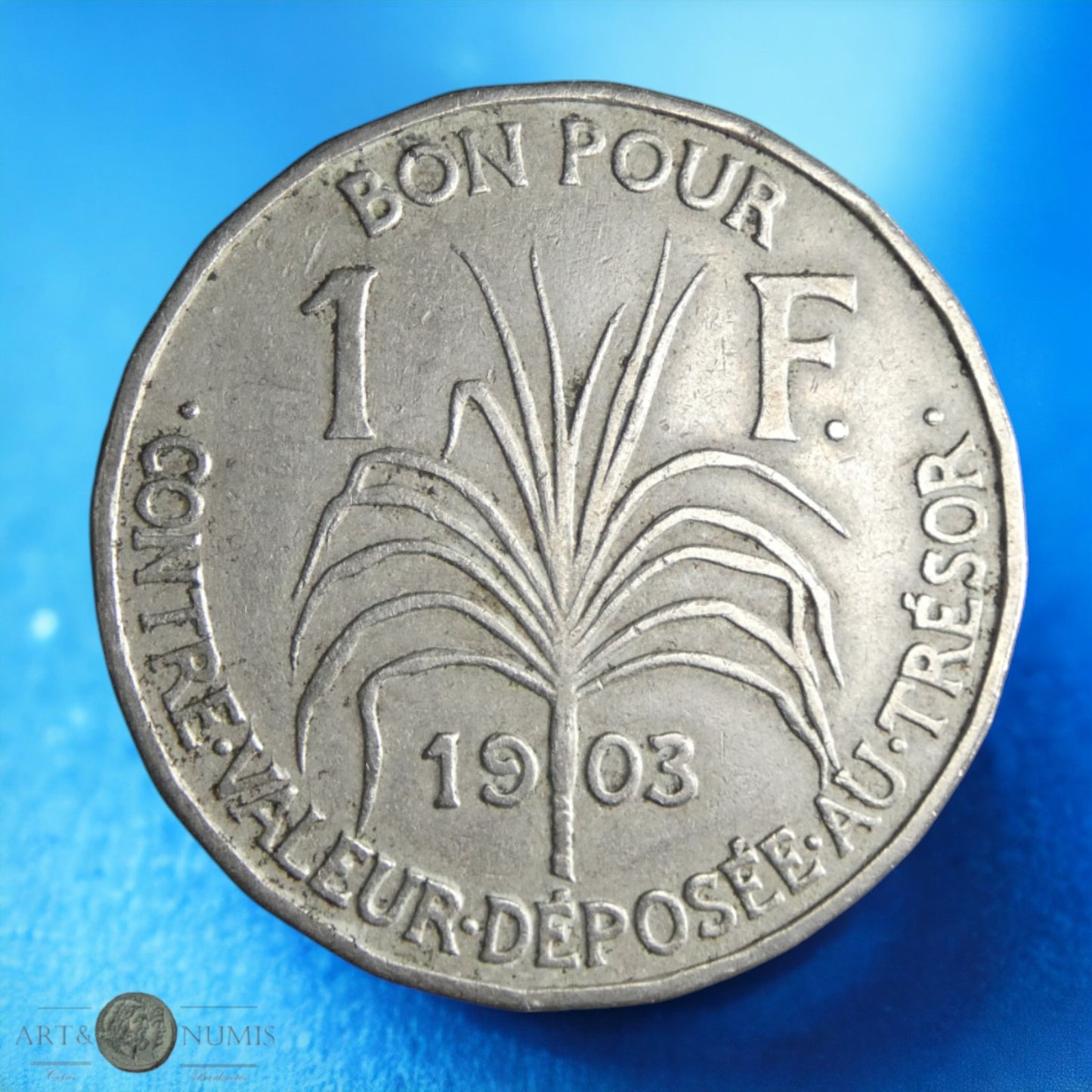 GUADELOUPE - Bon pour 1 Franc 1903 KM.46