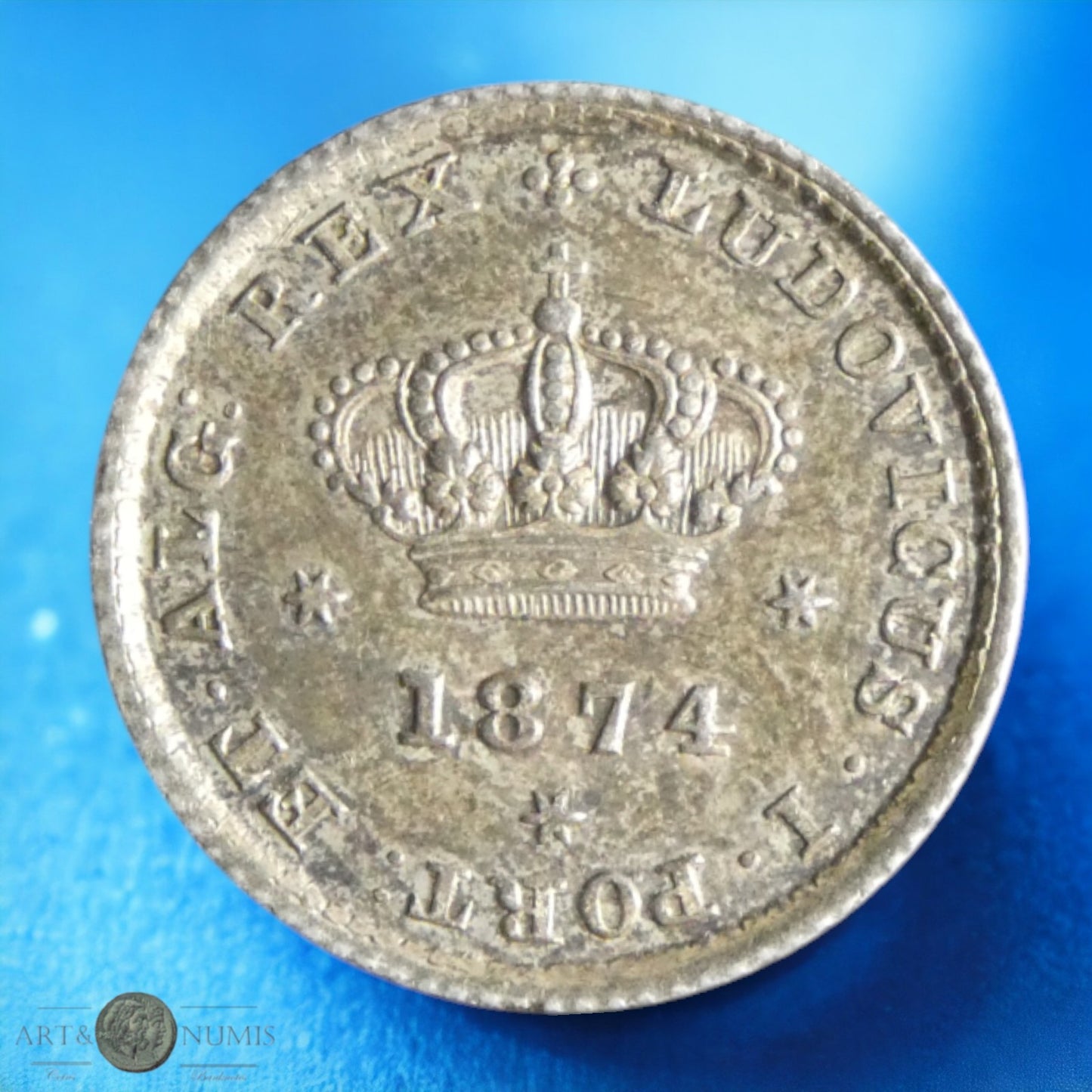 PORTUGAL - 50 Reis Luis Ier 1874 KM.506.1