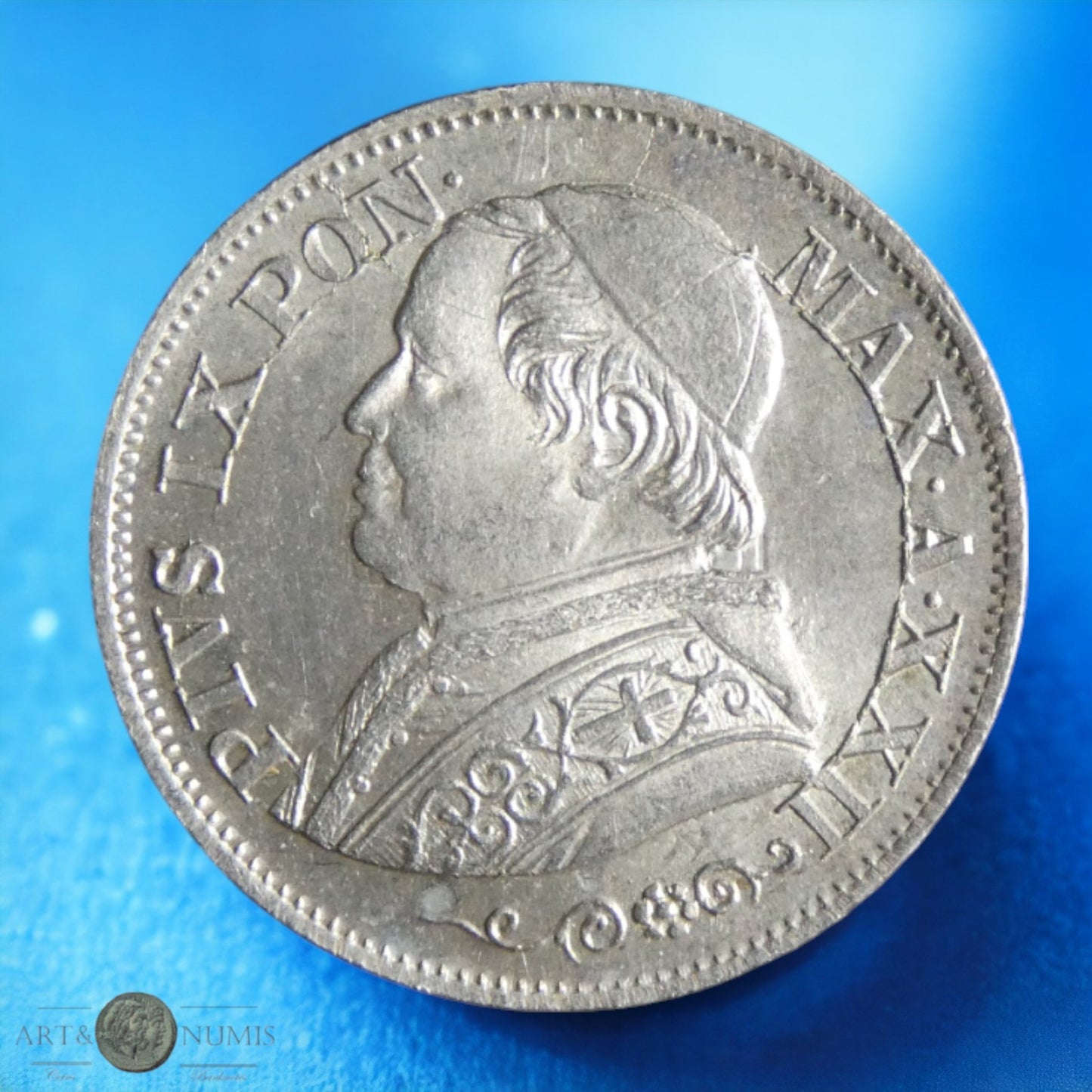 ITALIE - VATICAN - 10 Soldi 1867 KM.1376