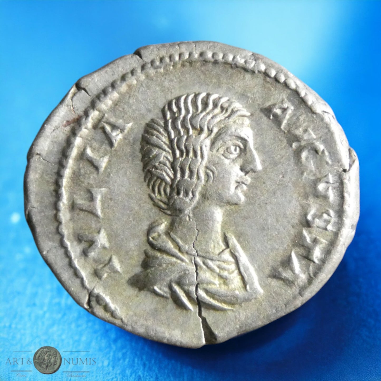 JULIA DOMNA - Denier FELICITAS, RIC.551, Rome
