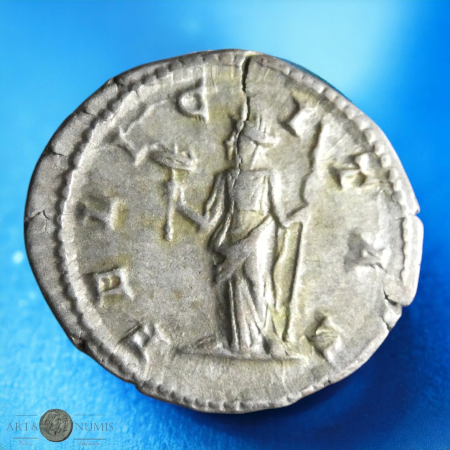 JULIA DOMNA - Denier FELICITAS, RIC.551, Rome