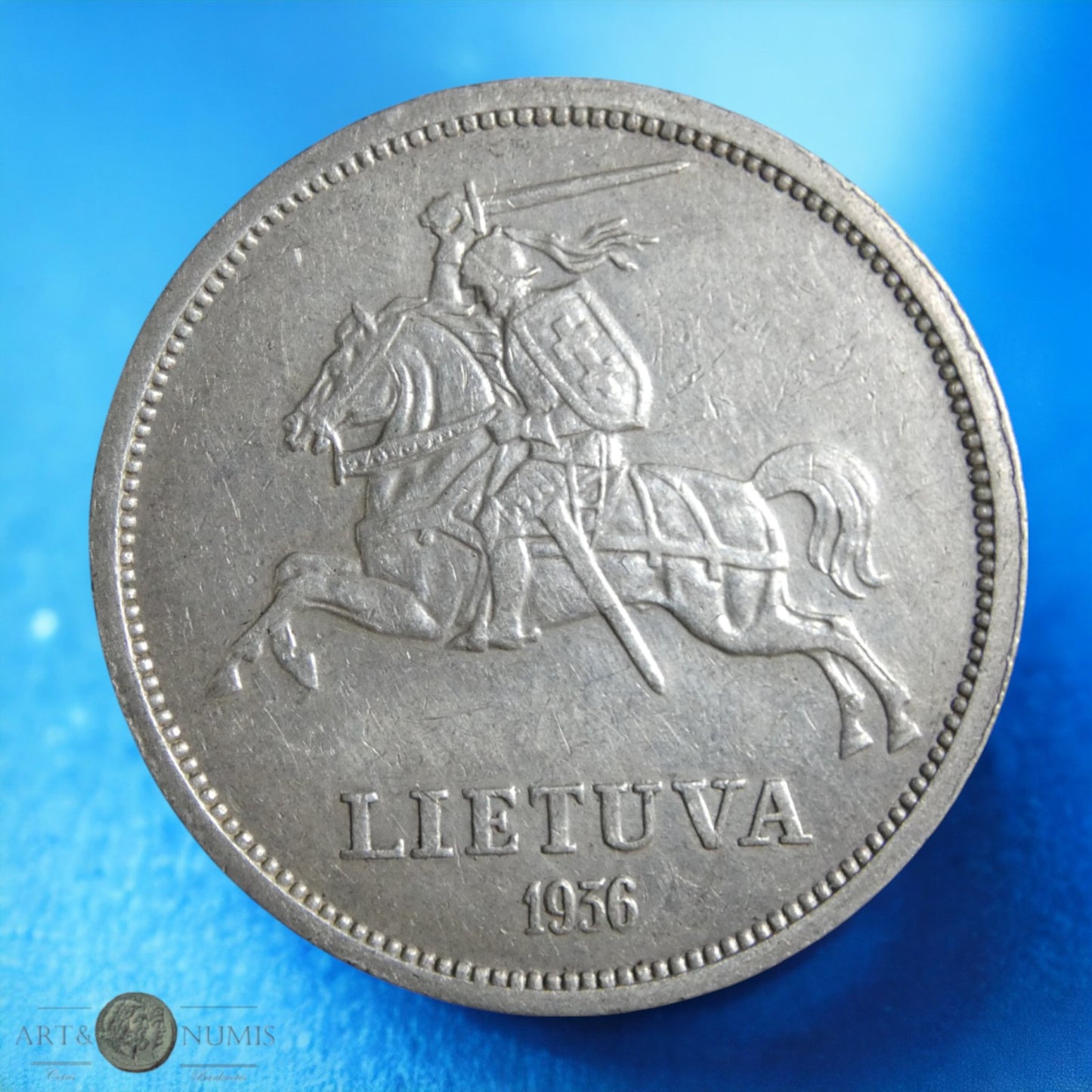 LITHUANIE - 5 Litai 1936 KM.82