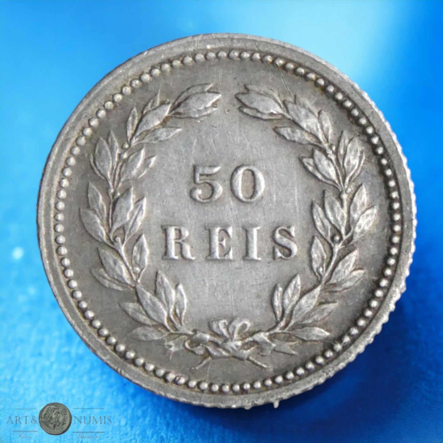 PORTUGAL - 50 Reis Charles Ier 1893 KM.536