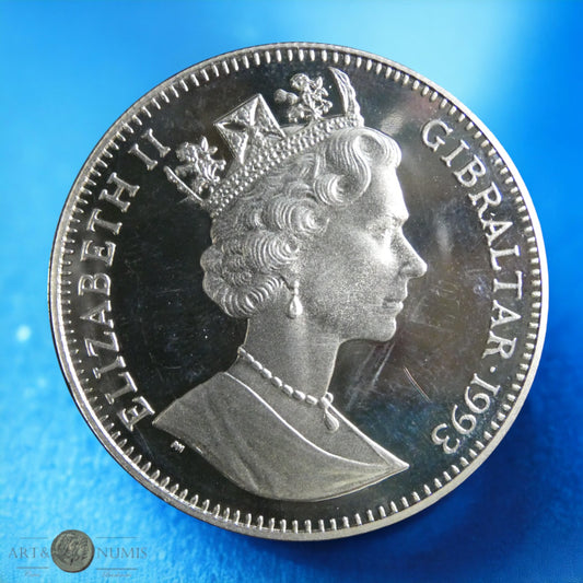 GIBRALTAR - 2,8 Ecus Tunnel sous la Manche 1993 KM.1062