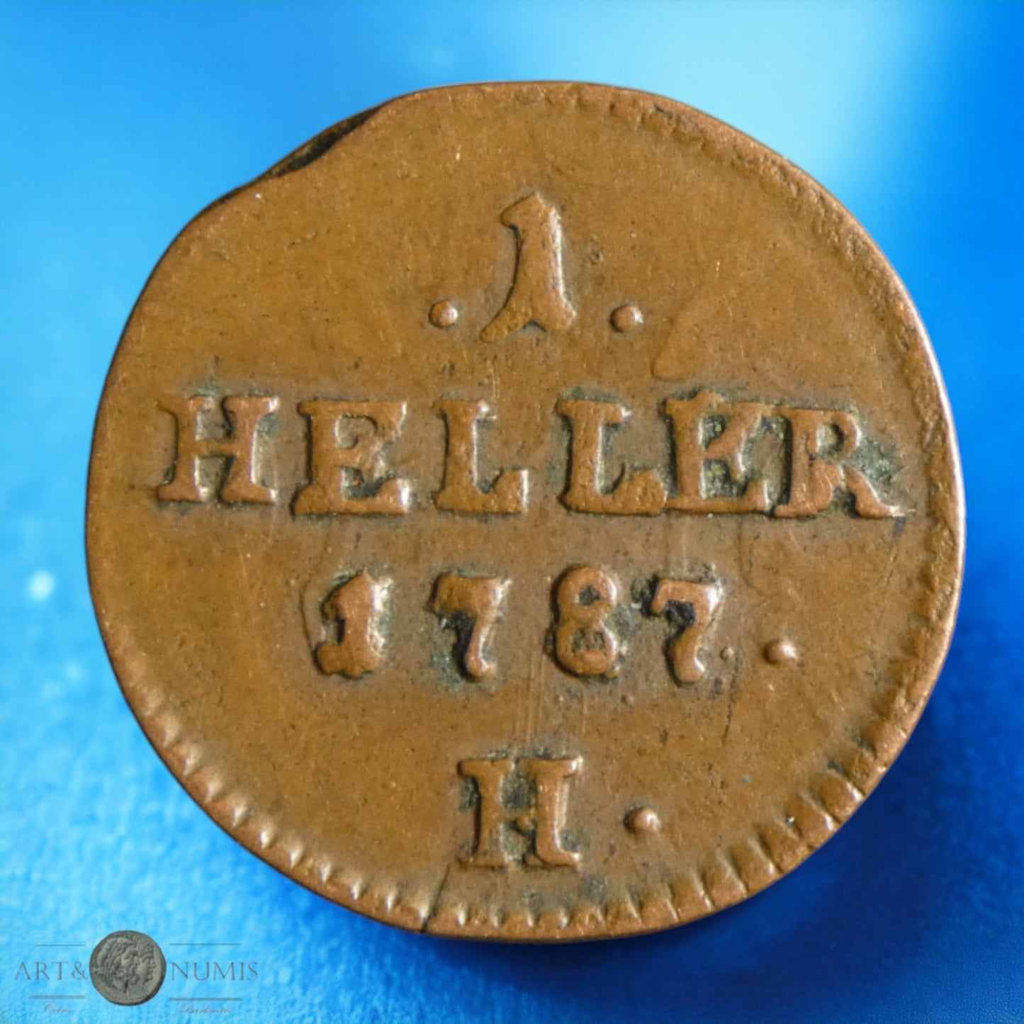 AUTRICHE - 1 Heller 1787 Gunzburg KM.5