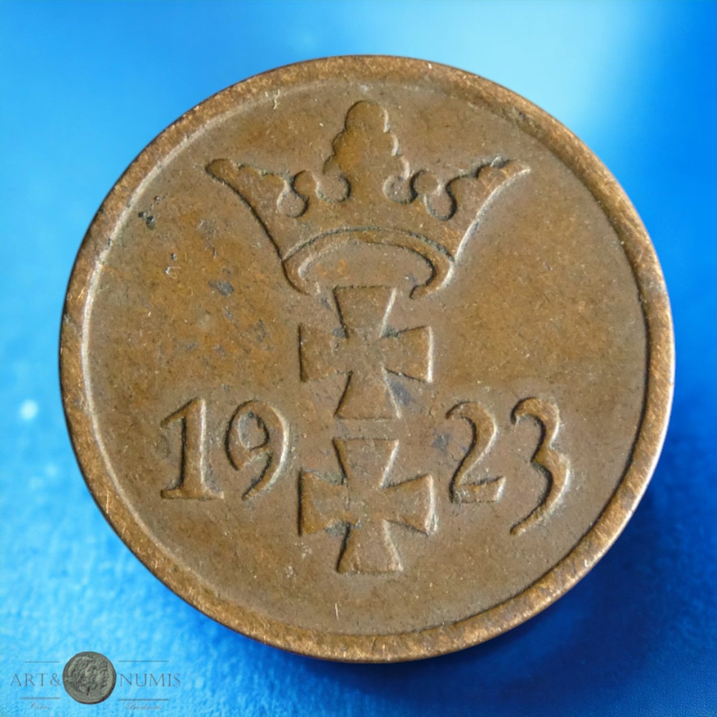 ALLEMAGNE - DANZIG - 1 Pfennig 1923 KM.140