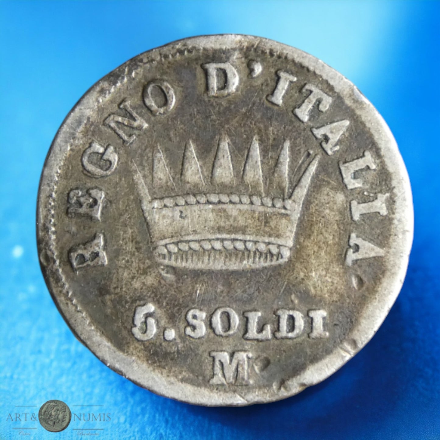 ITALIE - Napoléon Ier - 5 Soldi 1813 Milan KM.5