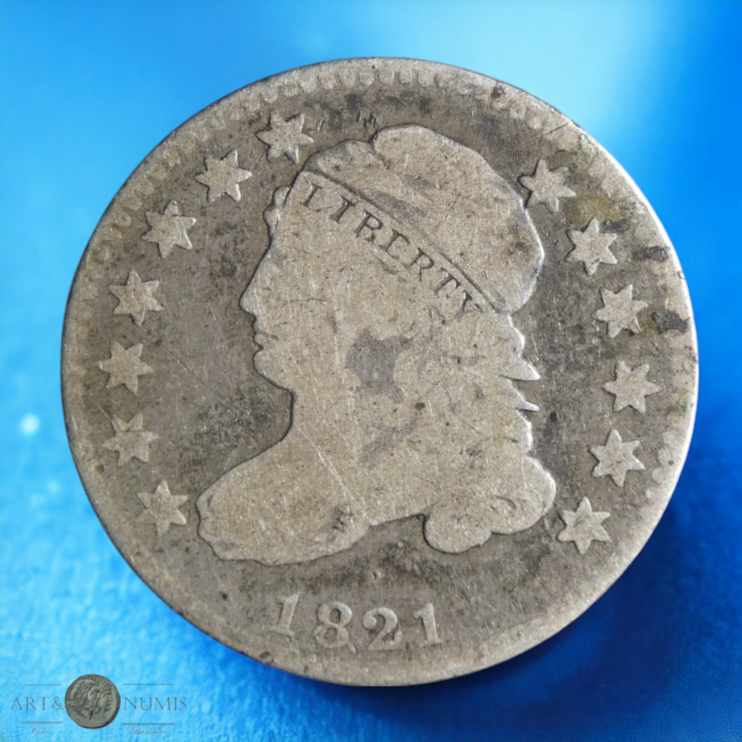 USA - Dime Capped Bust 1821 Philadelphie KM.42