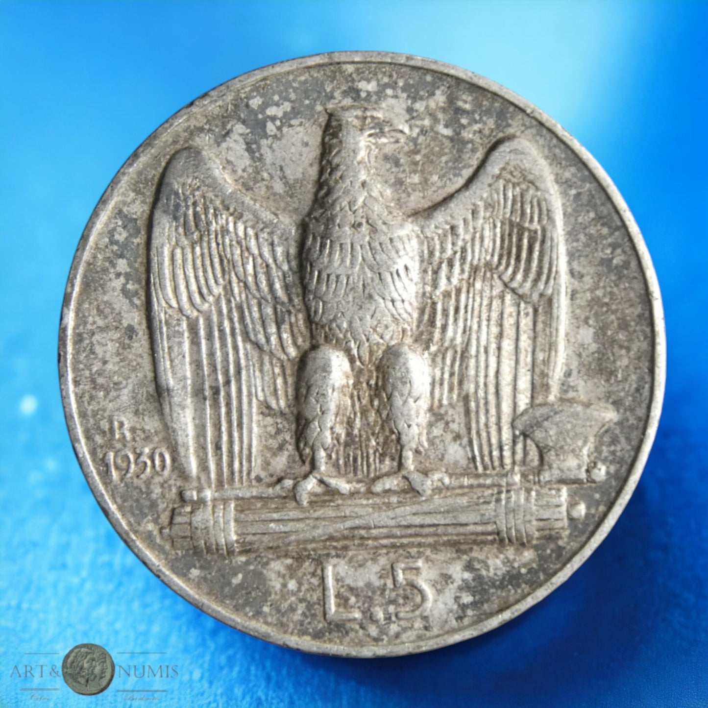 ITALIE - 5 Lire 1930 KM.67.1