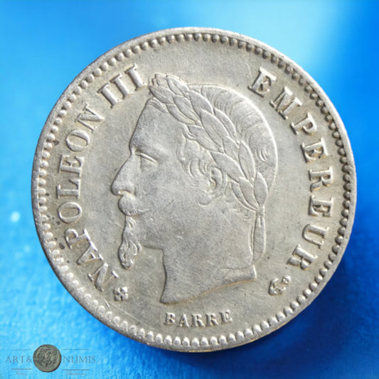FRANCE - 20 Centimes Napoléon III 1868 Strasbourg