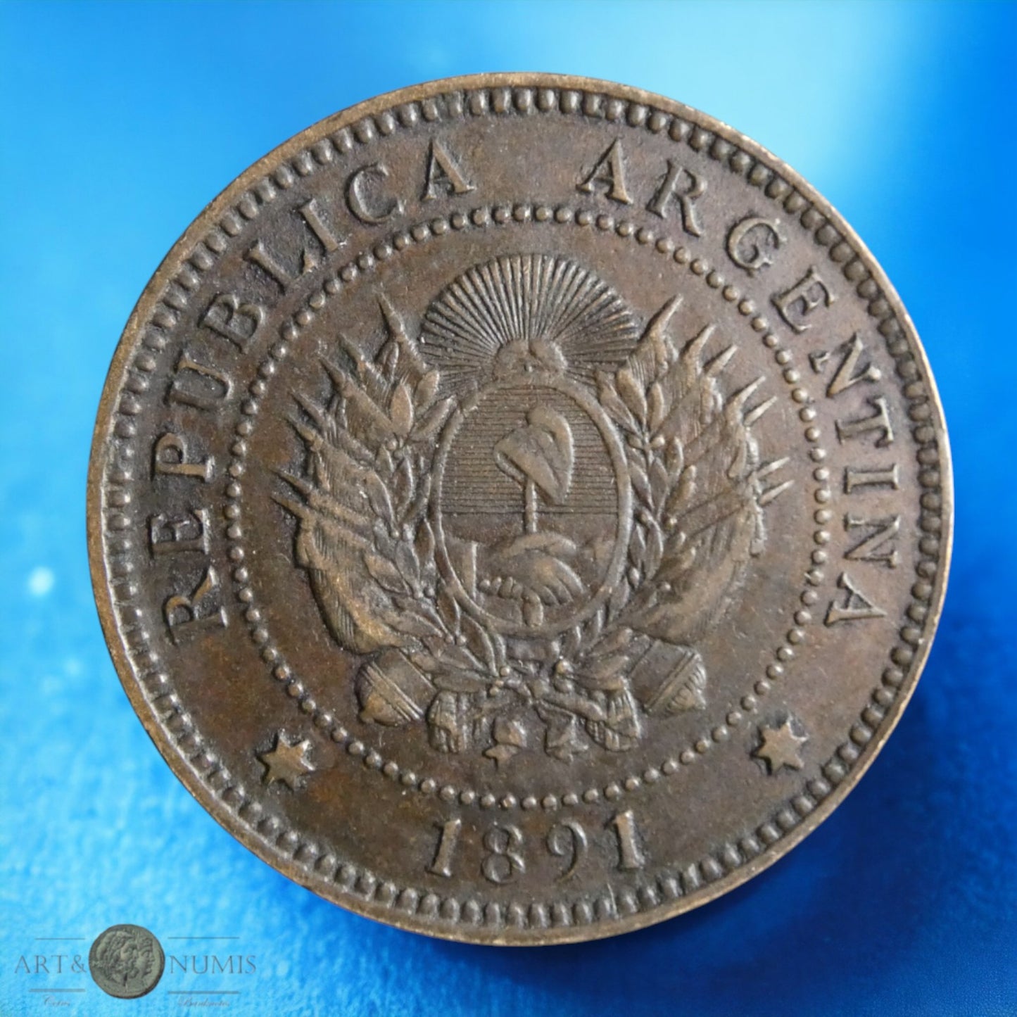 ARGENTINE - 1 Centavo 1891 KM.32