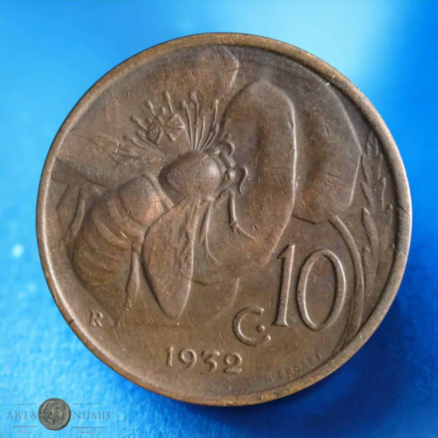 ITALIE - 10 Centesimi 1932 KM.60