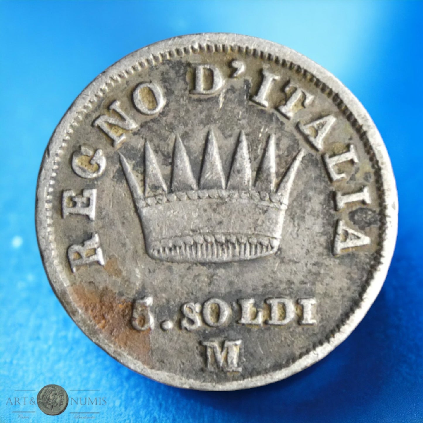 ITALIE - Napoléon Ier - 5 Soldi 1810 Milan KM.5