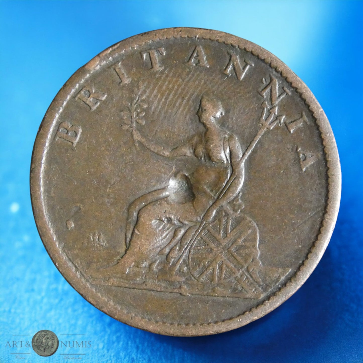 ROYAUME UNI - 1/2 Penny 1807 KM.662